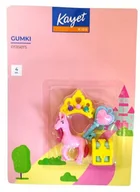 Gumki biurowe - KAYET gumki do ścierania 4 szt. KSIĘŻNICZKA 612 - miniaturka - grafika 1