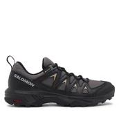 Buty trekkingowe męskie - Trekkingi Salomon X Braze GORE-TEX L47180500 Szary - miniaturka - grafika 1