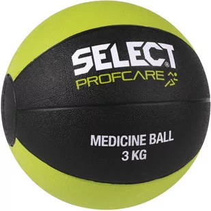 Select Piłka lekarska czarno-limonkowa 3 kg 15860 15860 - Piłki do ćwiczeń - miniaturka - grafika 1