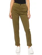 Spodnie damskie - BOSS Damskie spodnie rekreacyjne, Dark Green303., 38 - miniaturka - grafika 1