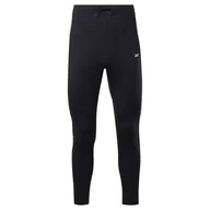 Spodnie sportowe męskie - Męskie Spodnie REEBOK WOR KNIT PANT FJ4057 – Czarny - miniaturka - grafika 1