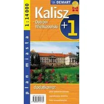 Demart Plan miasta Kalisz/Ostrów Wielkopolski +1 1:14 000 - Atlasy i mapy - miniaturka - grafika 2
