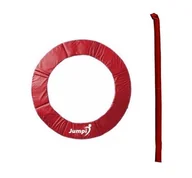 Akcesoria do trampolin - Jumpi Osłona sprężyny i pokrowce na słupki na trampolinę 435 cm 14 FT czerwona JUMPI osłonapokrowiec14ftczerwona - miniaturka - grafika 1