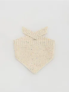 Reserved - Wiązany szalik - złamana biel - Buciki dla niemowląt - miniaturka - grafika 1