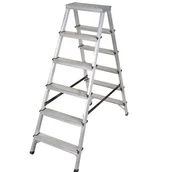 Drabiny - AWTOOLS AW23076 DRABINA ALUMINIOWA   2x13 STOPNI 150KG - miniaturka - grafika 1