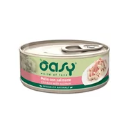 Mokra karma dla kotów - Oasy Natural 150 g karma mokra dla kota kurczak z łososiem 150 g - miniaturka - grafika 1