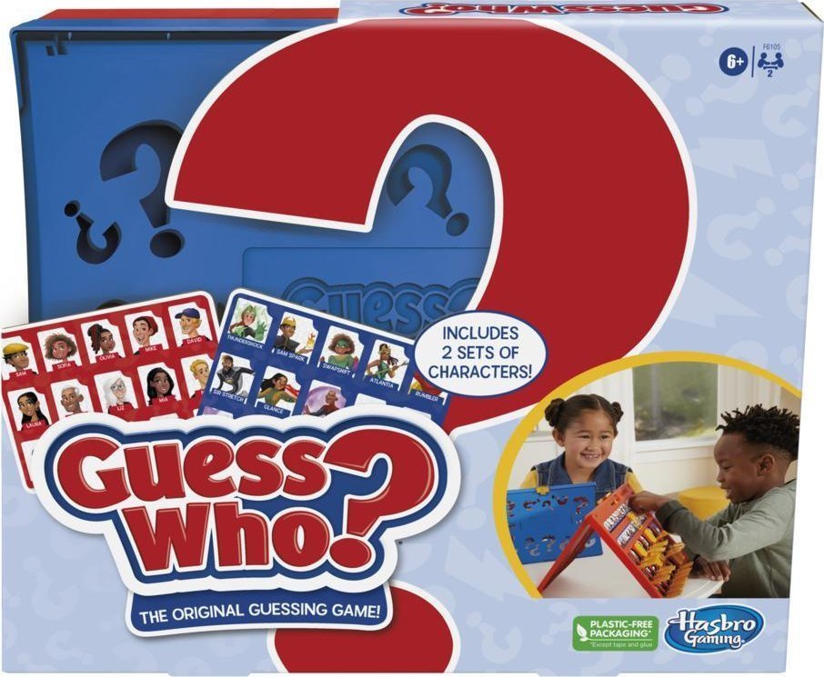 Hasbro GUESS WHO? Board game in Finnish and Swedish lang.
