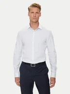 Koszule męskie - Calvin Klein Koszula K10K113536 Biały Slim Fit - miniaturka - grafika 1