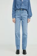 Spodnie damskie - Wrangler jeansy Mom Straight Rhea damskie high waist - miniaturka - grafika 1