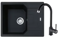 Zlewozmywaki z baterią - Zestaw granitowy Franke Zlewozmywak Urban UBG 611-62 + Bateria Pola Onyx  ! - miniaturka - grafika 1