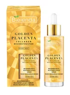 Serum do twarzy - Bielenda Bielenda GOLDEN PLACENTA Collagen Reconstructor Regenerująco rozświetlające serum 30 ml - miniaturka - grafika 1