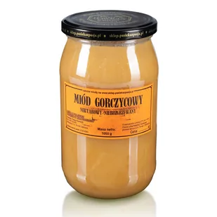 MIÓD GORCZYCOWY 1050g, pyszny, słodki, nierozgrzewany, 100 lat tradycji, zdrowy - Miód - miniaturka - grafika 1