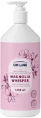 Kosmetyki do kąpieli - ON LINE Płyn do kąpieli i żel pod prysznic 2w1 Magnolia Whisper 1000 ml - miniaturka - grafika 1