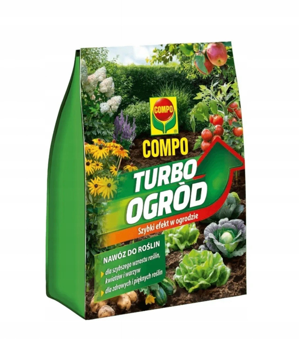COMPO Compo nawóz Turbo Ogród wieloskładnikowy do roślin granulat 4 kg