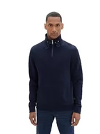 Bluzy męskie - TOM TAILOR Bluza męska, 10668 - Sky Captain Blue, L - miniaturka - grafika 1