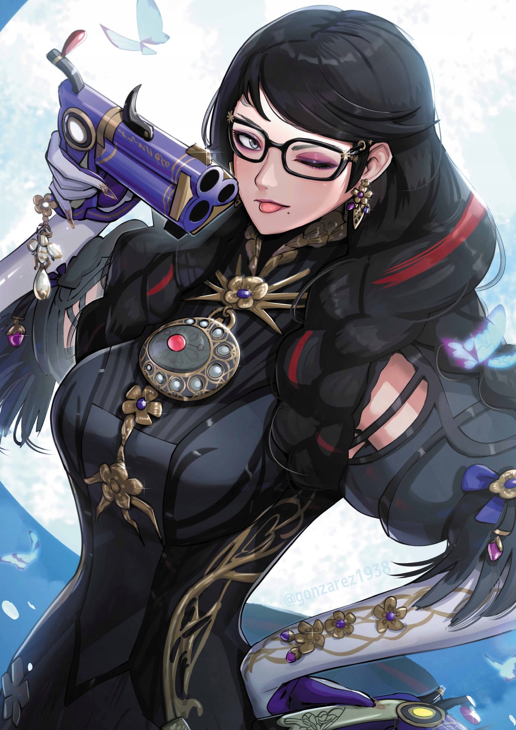 Plakat A2 gra Bayonetta