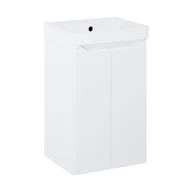 Szafki łazienkowe - Zestaw szafka z umywalką 40.8x35.3 Moss biały mat - miniaturka - grafika 1