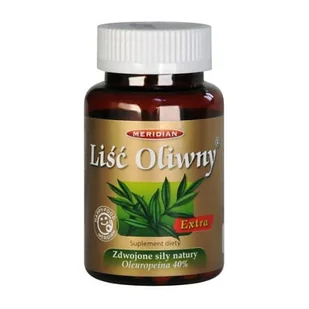 Meridian Liść oliwny extra 40% 60kaps. 21MERLISOM - Suplementy naturalne - miniaturka - grafika 1