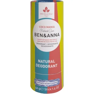 BEN & ANNA Naturalny dezodorant coco mania 40g Ben&Anna - Dezodoranty i antyperspiranty unisex - miniaturka - grafika 1