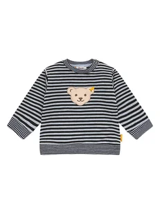 Steiff Bluza w kolorze granatowo-szarym - Bluzy i sweterki niemowlęce - miniaturka - grafika 1