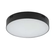 Lampy sufitowe - Plafon LID ROUND LED 10418 50W 4000K Czarny - miniaturka - grafika 1