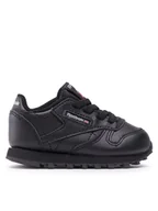 Buty dla dziewczynek - Reebok Sneakersy Classic Leather FZ2094 Czarny - miniaturka - grafika 1