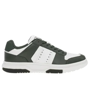 Buty Tommy Jeans TJM Leather Cupsole 2.0 EM0EM01283-0K4 - białe - Buty sportowe męskie - miniaturka - grafika 5