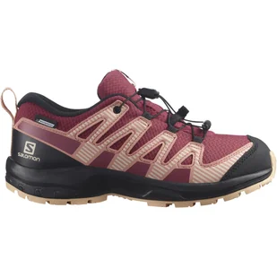 Buty dla juniora Salomon Xa Pro V8 Cs Waterproof J Rozmiar butów (UE): 33 / Kolor: czerwony/czarny - Buty dla chłopców - miniaturka - grafika 1