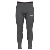 Legginsy - ODLO Męskie legginsy Bl Bottom Long Active Warm Originals Eco szary Steel Grey Melange XXL 159302 - miniaturka - grafika 1