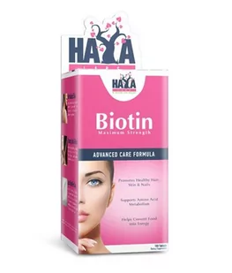 Haya Labs, Biotyna 10000 mcg, 100 tab. - Suplementy naturalne - miniaturka - grafika 1