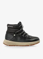 Buty zimowe męskie - Buty zimowe damskie Columbia Slopeside Village Omni-Heat Mid - black/silver sage - miniaturka - grafika 1