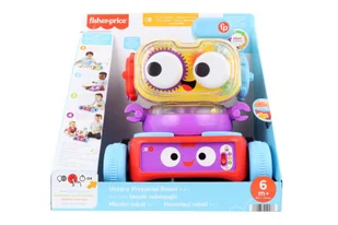 Fisher Price Uczący Przyjaciel Robot 4 w 1 pięć wersji językowych PL CZ EN - Roboty dla dzieci - miniaturka - grafika 1