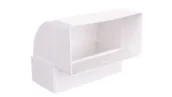 Rury i kanały wentylacyjne - Kolano Pionowe Płaskie - 90" 60x120 KP120-25 - miniaturka - grafika 1