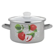 Garnki - GARNEK TRADYCYJNY EMALIOWANY DŻEM 2,1L 16CM INDUKCJA - miniaturka - grafika 1