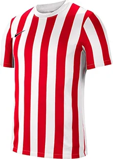 NIKE Damska koszulka z krótkim rękawem Dri-FIT Division IV Biały/uniwersytet czerwony/czarny M - Koszulki i topy damskie - miniaturka - grafika 1