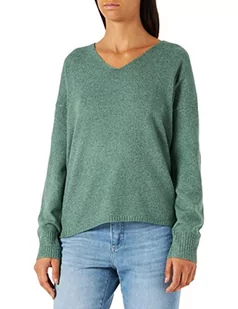 ONLY Damski sweter kardigan Onlrica Life L/S z dekoltem w serek Pullo KNT Noos, Ciemny bluszcz/szczegół: W melanż, XL - Swetry damskie - miniaturka - grafika 1