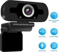 Kamery internetowe - Kamera internetowa A4Tech Kamera internetowa WebCam USB Black 1920x1080 - miniaturka - grafika 1