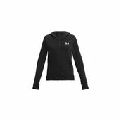 Bluzy dla dziewczynek - Bluza dziewczęca Under Armour Rival Fleece LU FZ Hoodie - miniaturka - grafika 1