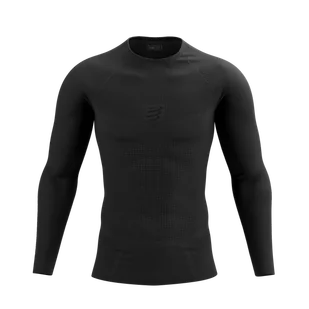 COMPRESSPORT Koszulka termoaktywna męska ON/OFF BASE LAYER LS TOP black - Koszulki sportowe męskie - miniaturka - grafika 1
