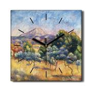 Zegary - Kuchenny zegar na płótnie Las góra krajobraz 30x30, Coloray - miniaturka - grafika 1