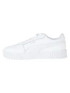 Trampki damskie - Puma Skórzane sneakersy "Carina 2.0" w kolorze białym - miniaturka - grafika 1