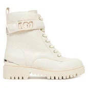 Botki damskie - Trapery Guess FLTORA FAL10 Écru - miniaturka - grafika 1