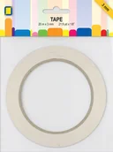 Dekoratorstwo - Taśma dwustronna, biała 3 mm, 20 m - miniaturka - grafika 1