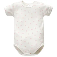 Body dla niemowląt - PINOKIO BODY KRÓTKI RĘKAW ECRU KWIATY LOVELY DAY 68 - miniaturka - grafika 1