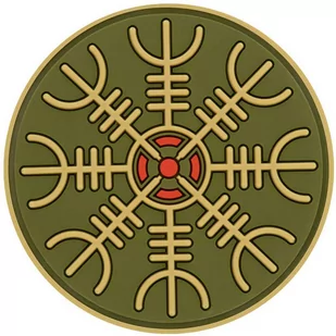 Naszywka M-Tac Hełm Grozy 3D PVC - Oliwkowa (51221001) - Odzież taktyczna i umundurowanie - miniaturka - grafika 1