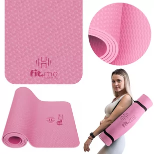 Mata Do Jogi Ćwiczeń Fitnessu Antypoślizgowa TPE Fit.me - Maty do jogi - miniaturka - grafika 1
