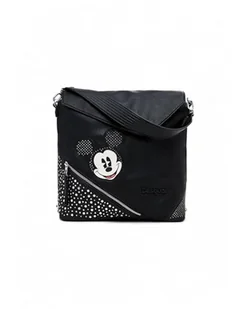 Desigual Women's Accessories PU plecak Big, czarny, jeden rozmiar - Torebki damskie - miniaturka - grafika 1