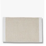 Dywaniki łazienkowe - Biało-beżowy tekstylny dywanik łazienkowy 50x80 cm Grid – Mette Ditmer Denmark - miniaturka - grafika 1