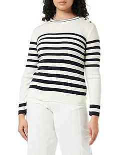 Armor Lux Sweter damski Marin, Biały/granatowy, XXL - Swetry damskie - miniaturka - grafika 1