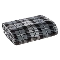 Koce i narzuty dla dzieci - Koc świąteczny SANTA 150x200 cm kratka - miniaturka - grafika 1